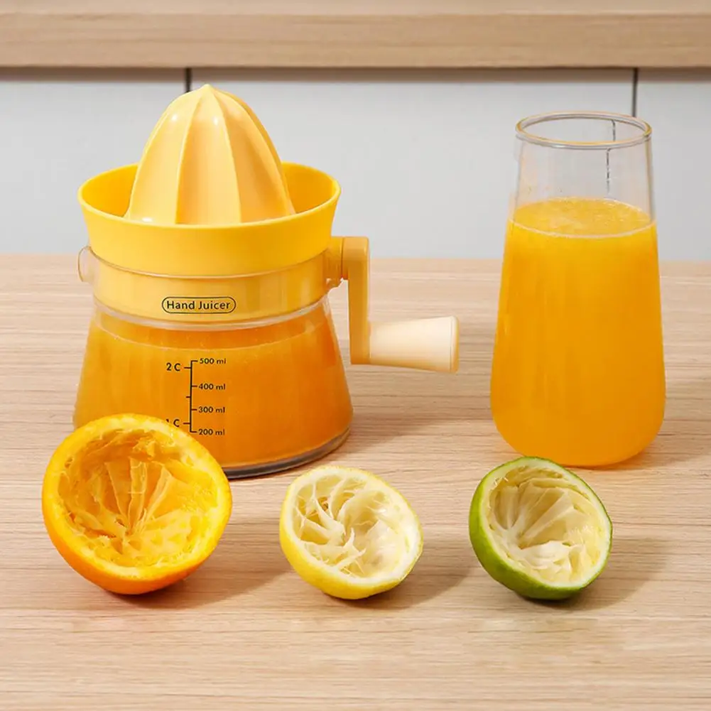 Dual Press Hand Powered Effortless Lemon Fruit Juicer - Image 2
