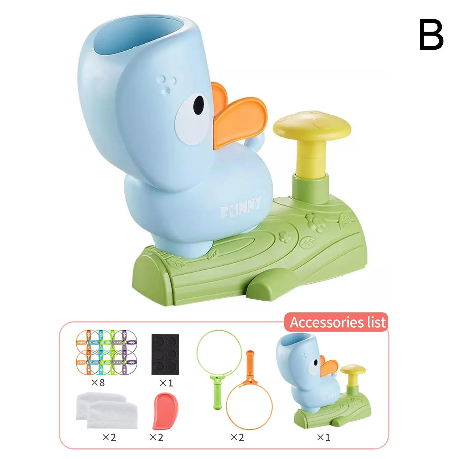 Duck Flying Air Disc Launcher Toy - Image 9