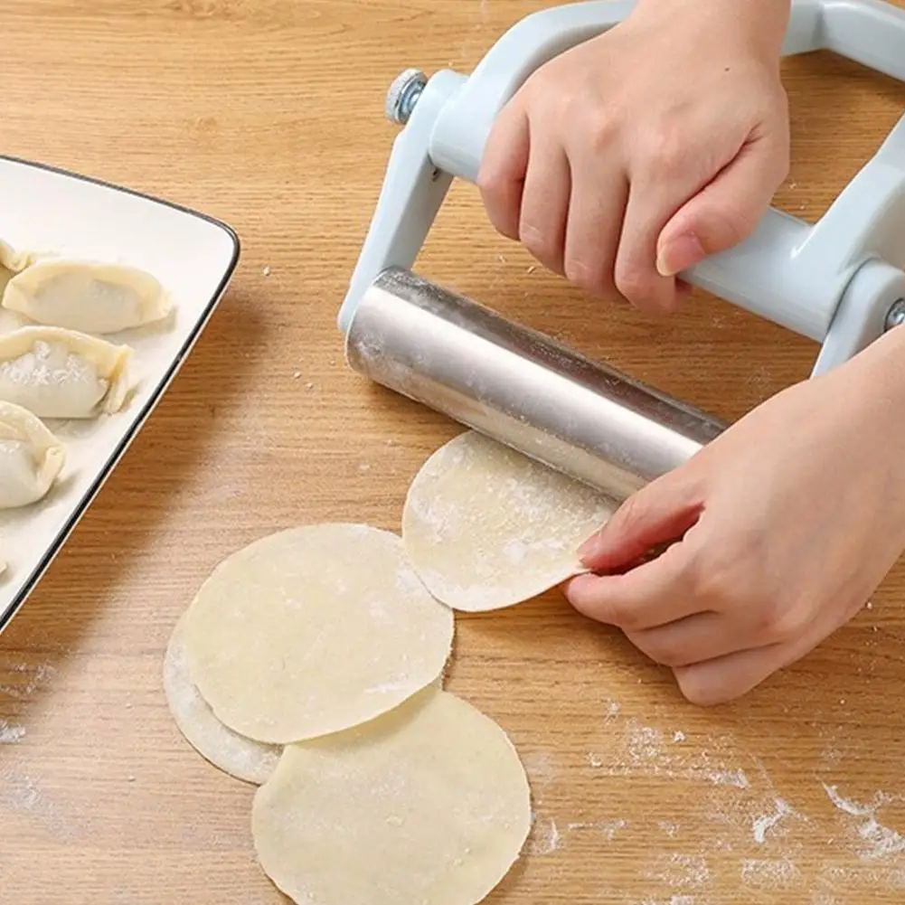 Easy Dough Maker Baking Stainless Steel Roller - Image 2