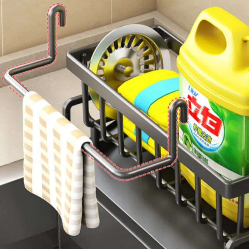 Easy Smart Sliding Rack Sink Organizer - Image 4