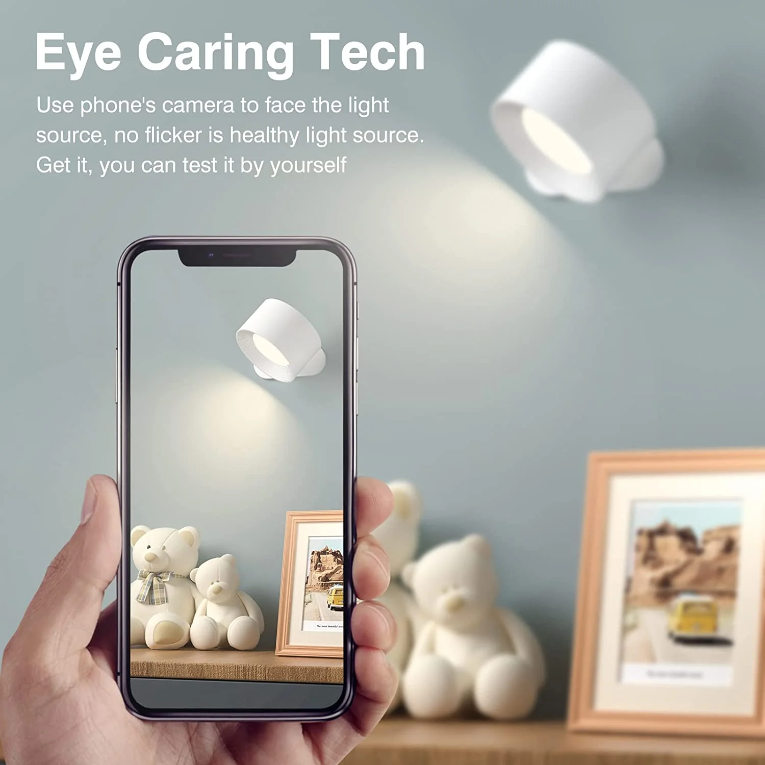 Eco Glow Rechargeable Wall Lamp - Image 4