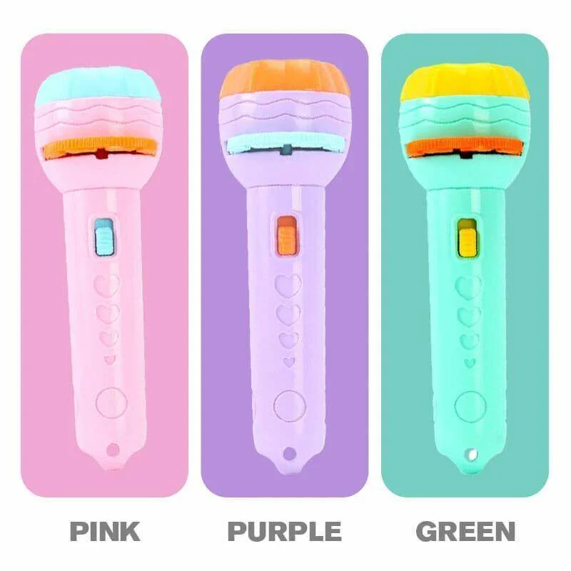 Educational Cartoon Kids Flashlight Projector - Image 2