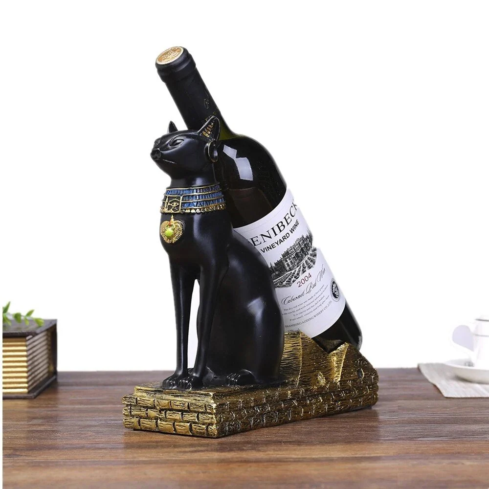 Egyptian Style Animal Wine Bottle Holder - Image 7
