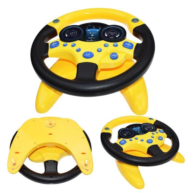 Electric Educational Car Simulation Steering Wheel Toy - Image 6