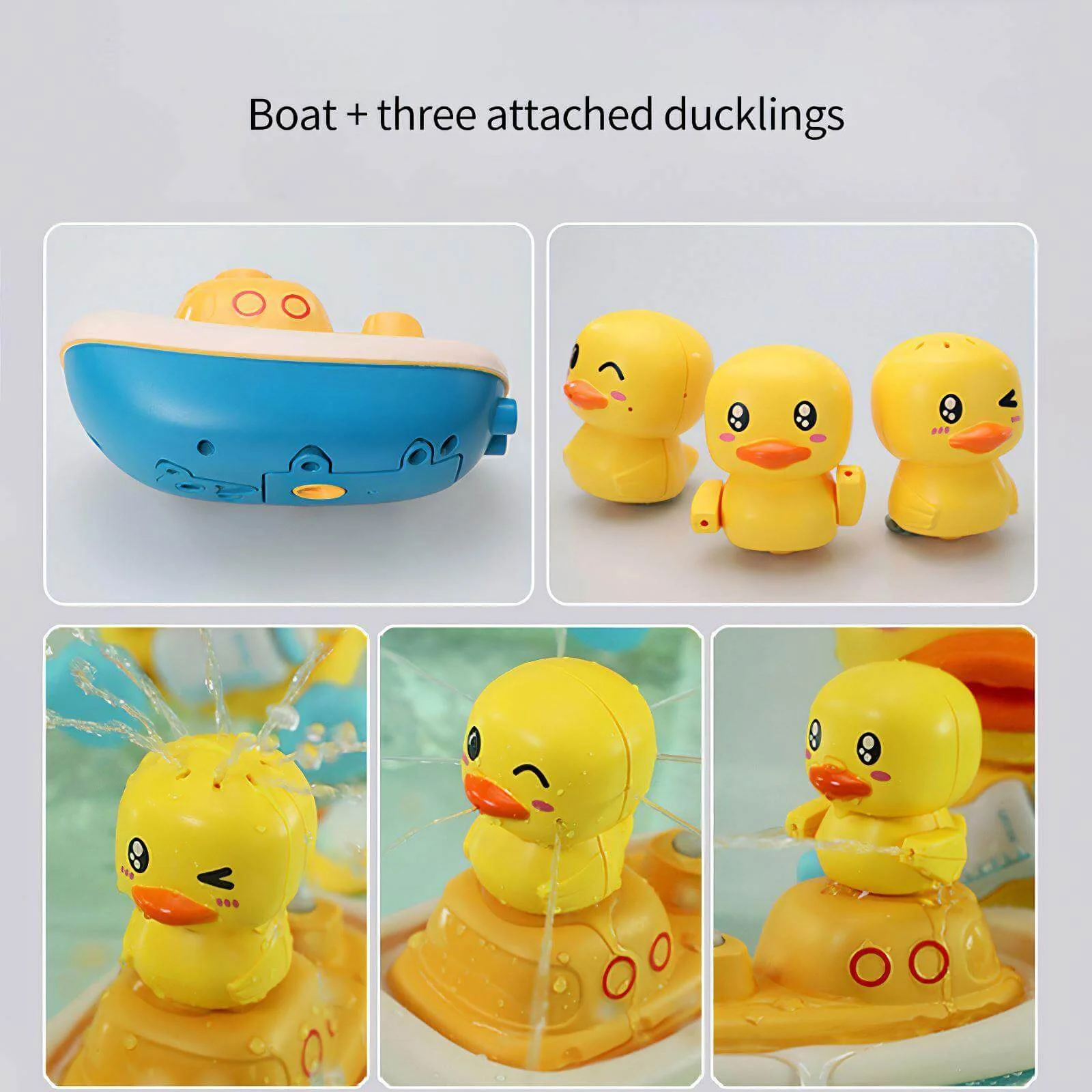 Electric Floating Bathtub Duck Toy Sprinkler - Image 4