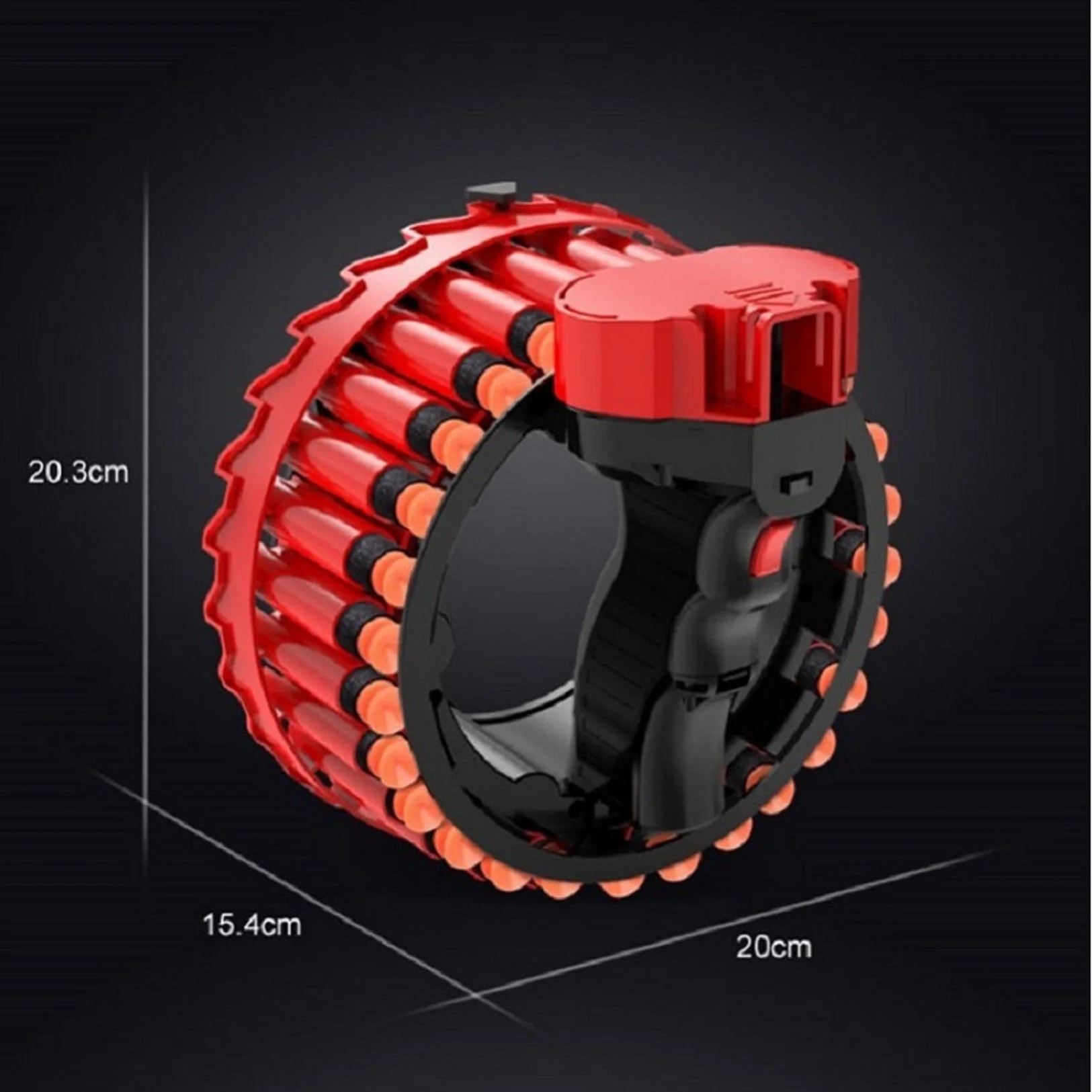Electric Foam Bullet Firing Ring Gun Toy - Image 6