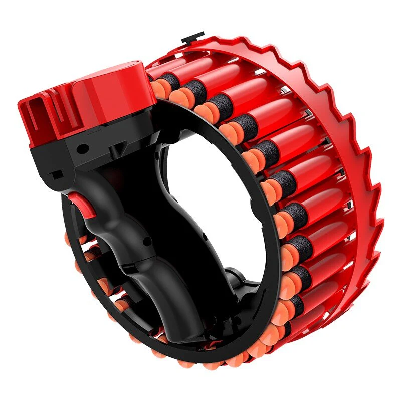 Electric Foam Bullet Firing Ring Gun Toy - Image 7