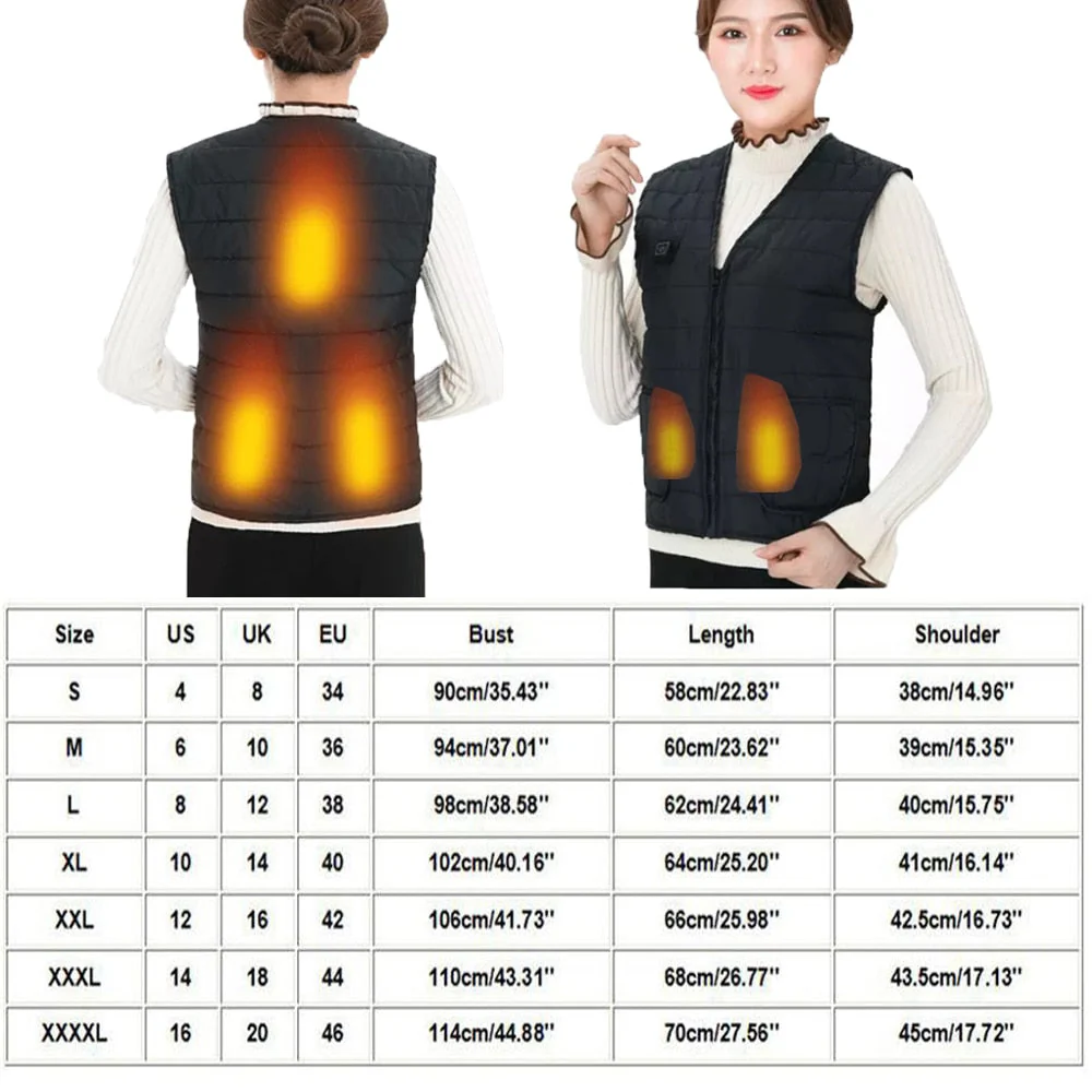 Electric Heated Cotton Vest - Image 4