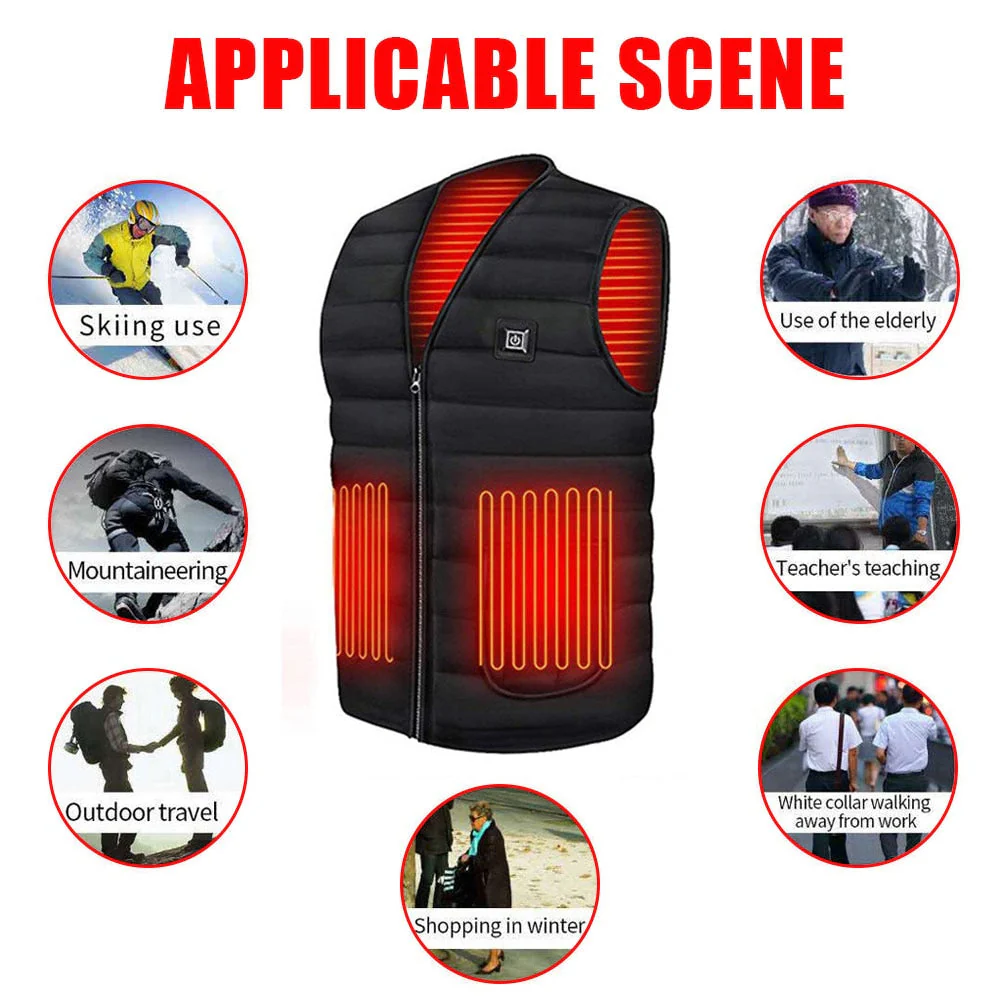 Electric Heated Cotton Vest - Image 7