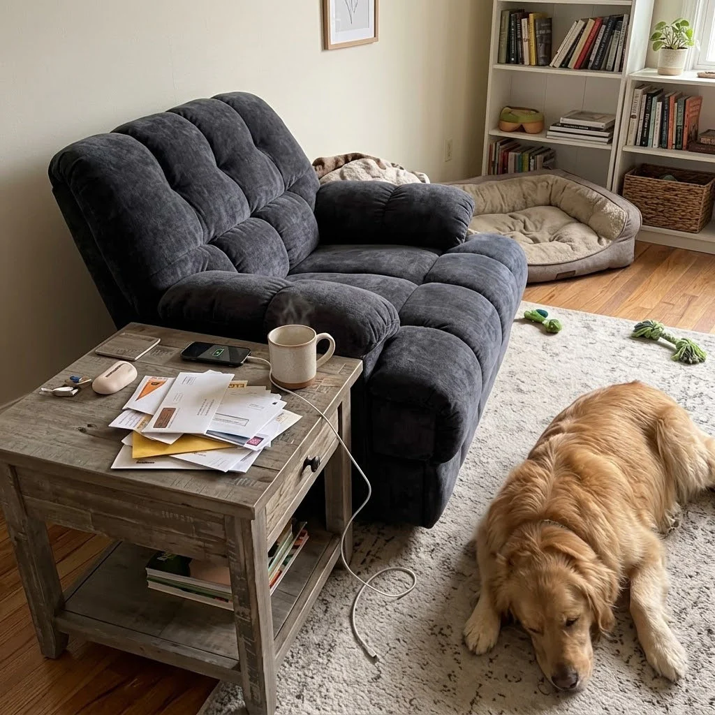 Electric Recliner Chaise Cloud Lounge Sofa - Image 4
