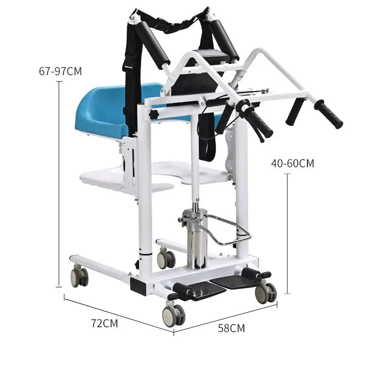 Electric Senior Lift Chair Elderly Care Mobility Patient Transfer Wheelchair - Image 6