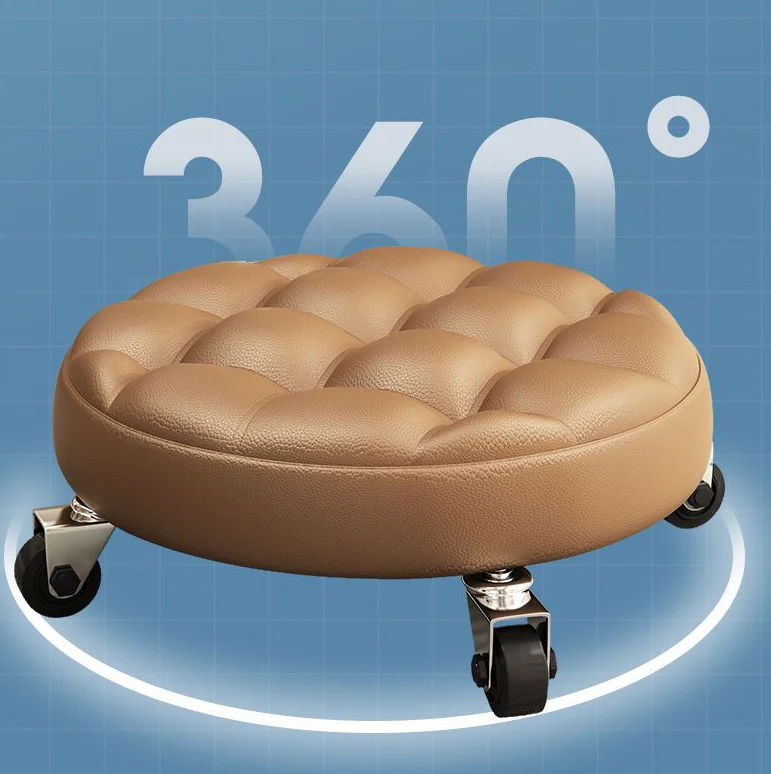 Elegant Creative Aluminum Alloy Lazy Home Low Stool - Image 9