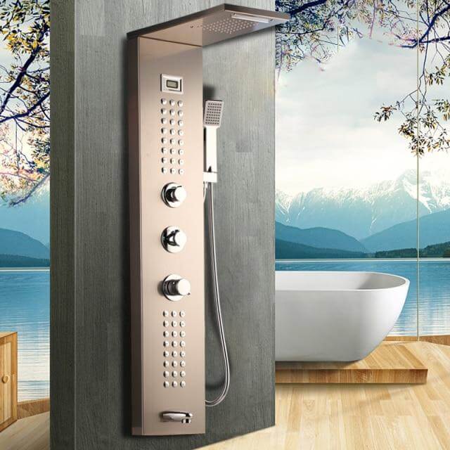 Elegant Digital Massage System Digital Led Panel Shower Sets - Image 10