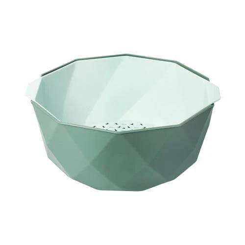 Elegant Double Layer Drain Basket With Strainer Bowl - Image 3