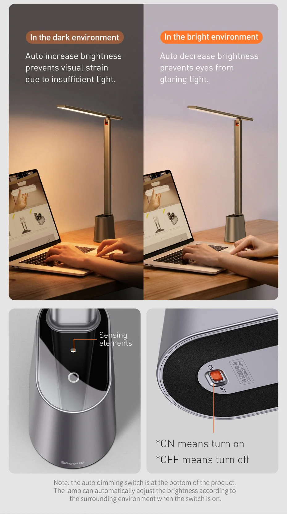 Elegant Eye Protect Dimmable Smart Desk Lamp - Image 6