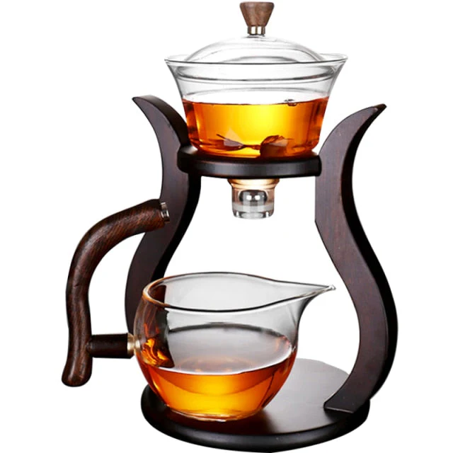 Elegant Glass Magnetic Tea Infuser Set - Image 11