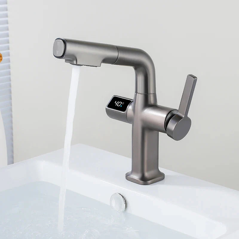 Elegant House Brass Aqua View Bathroom Digital Faucet - Image 8
