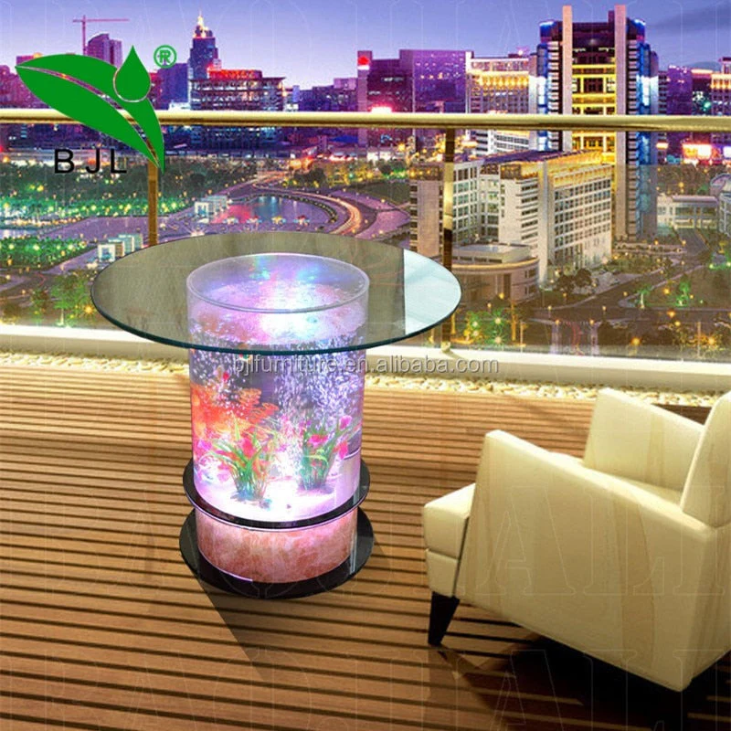 Elegant LED Magic Water Bubble Round Table - Image 6