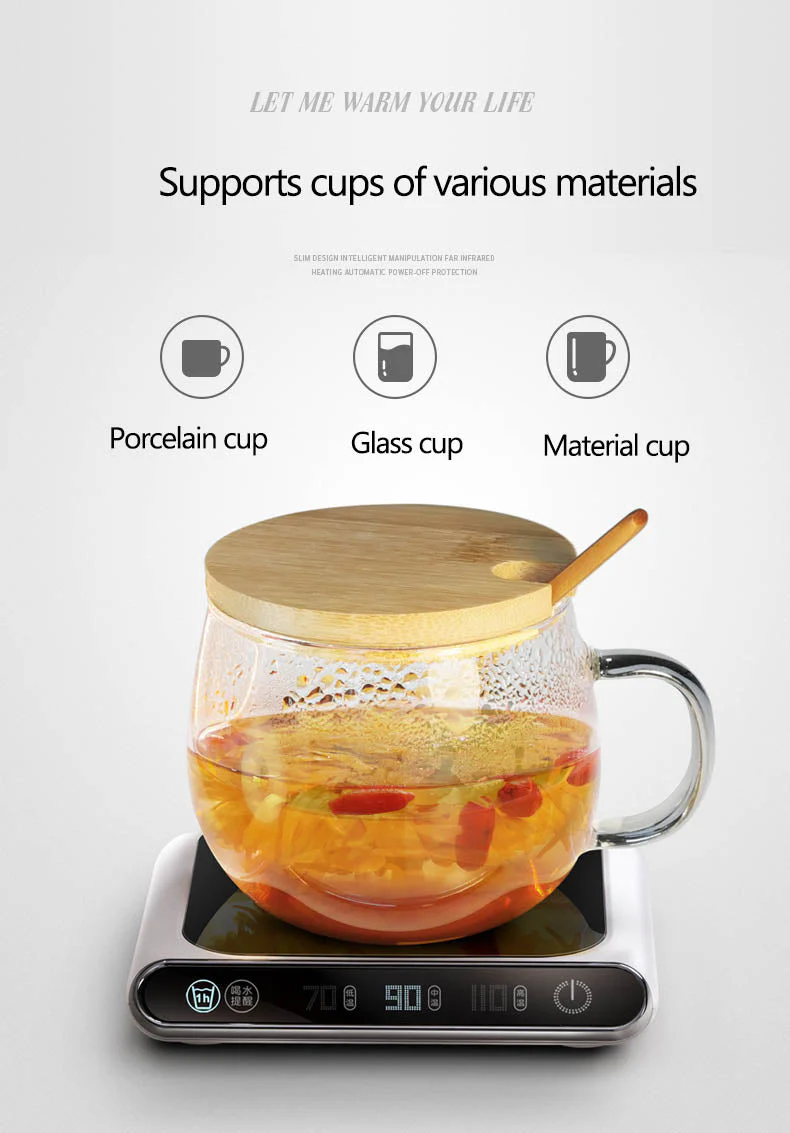 Elegant Smart USB Mug Warmer Coaster - Image 6