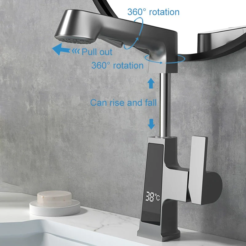 Elegant Temperature Display Smart Faucet - Image 5