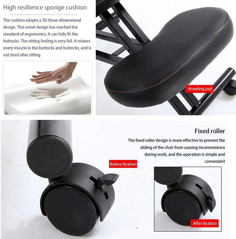 Ergonomic Height Adjustable Knee Support Chair - Image 3