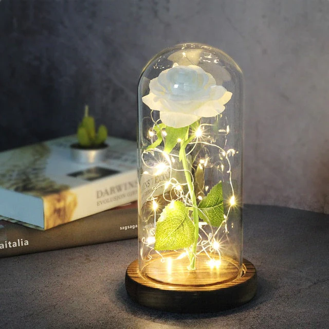 Eternal Artificial Rose Glass Dome - Image 20