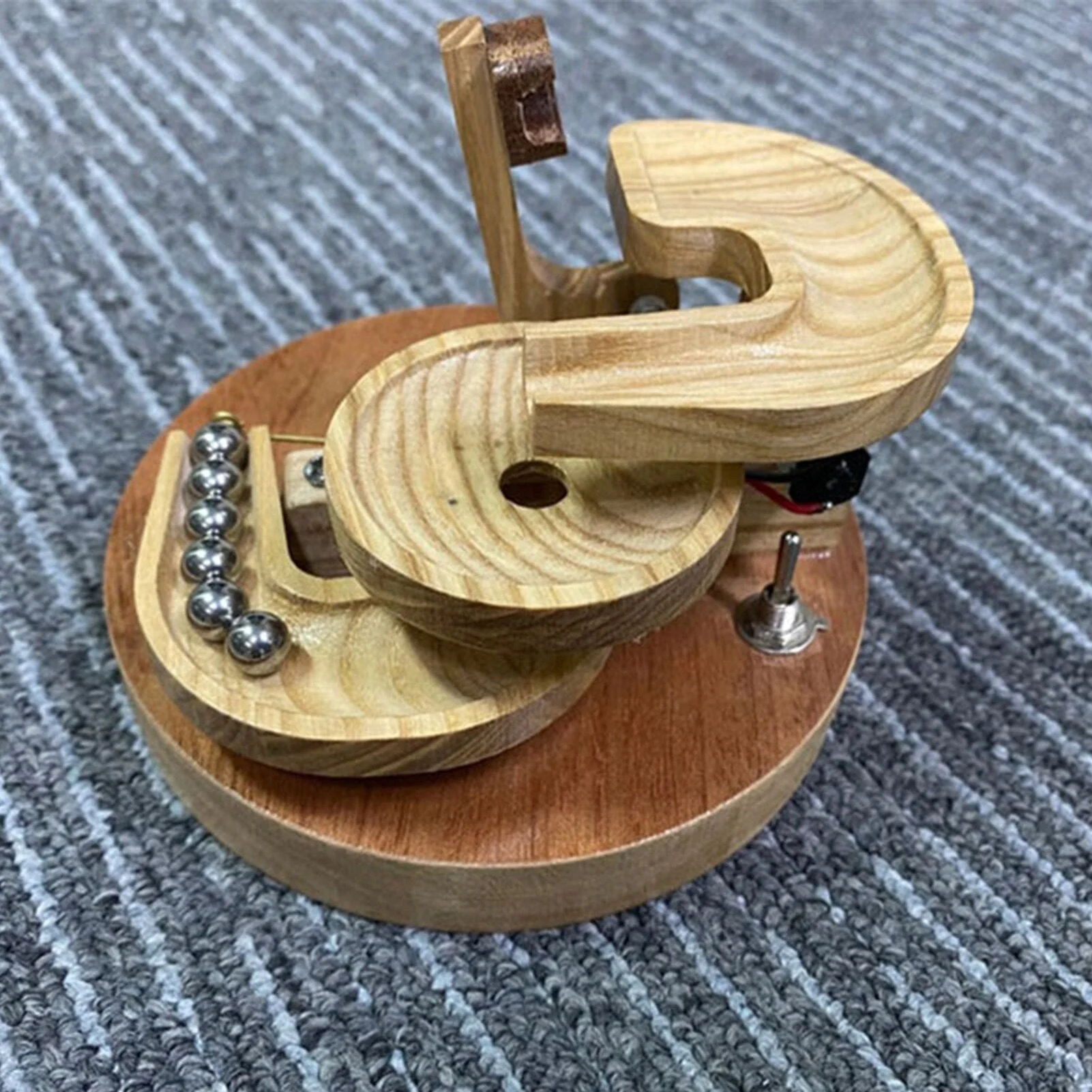 Eternal Motion Wooden Marble Machine - Image 3