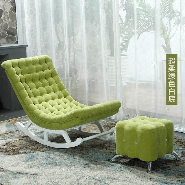 European High-end  Luxury Rocking Rocking Lounge Chair - Image 11