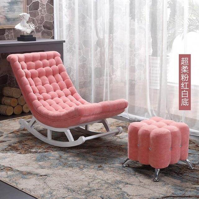 European High-end  Luxury Rocking Rocking Lounge Chair - Image 13