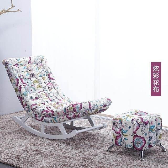 European High-end  Luxury Rocking Rocking Lounge Chair - Image 6