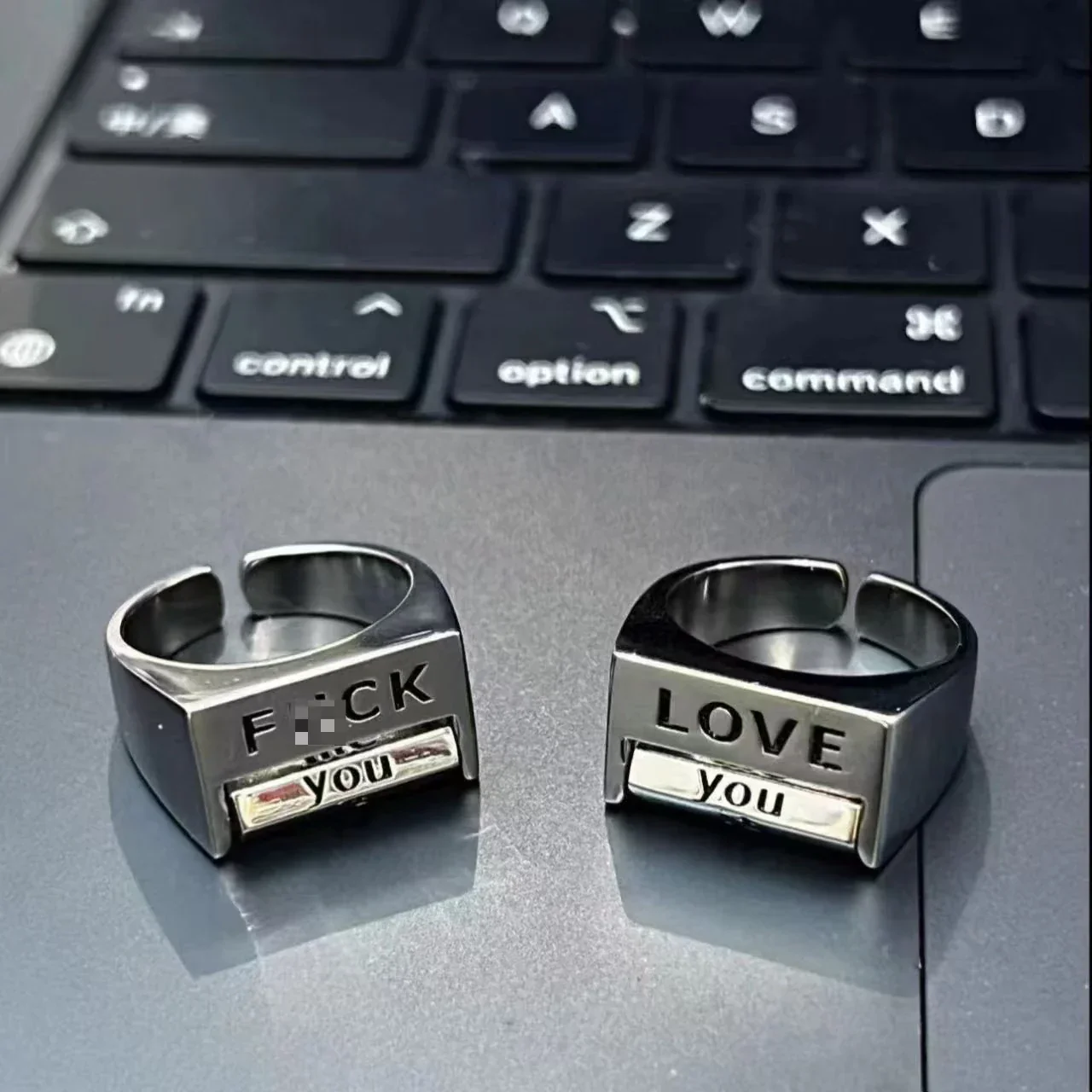 F*ck You Everything Rotating Mood Control Ring - Image 3