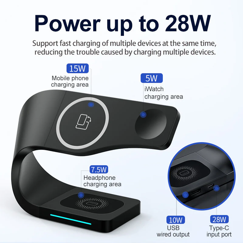 Fast Charging Compact iPhone Magnetic Charging Deck - Image 6