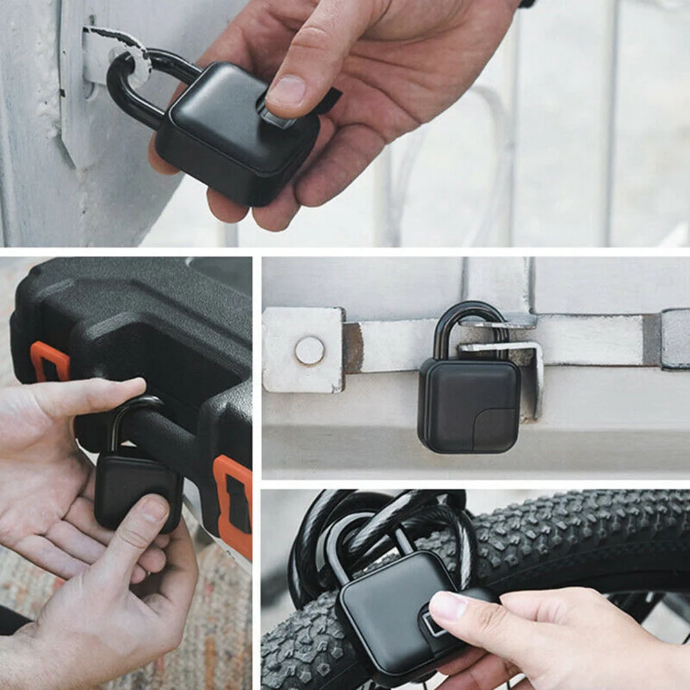 Fingerprint Auto USB Rechargeable Lock - Image 8