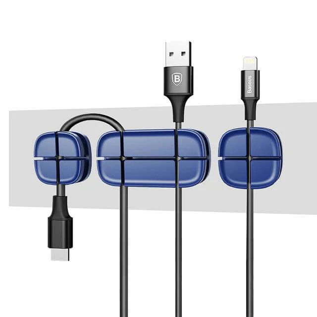 Flexible Silicone USB Cable Organizer - Image 3