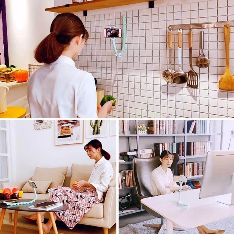 Flexible Suction Cup Lazy Phone Holder - Image 2