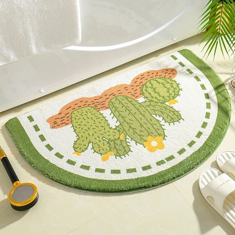 Floral Non-Slip Kawaii Doormats - Image 14