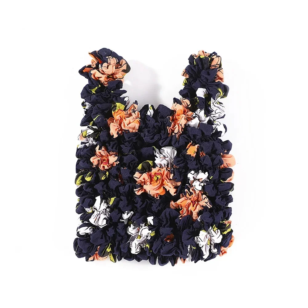 Floral Stretch Shopper Mini Elastic Bag - Image 9