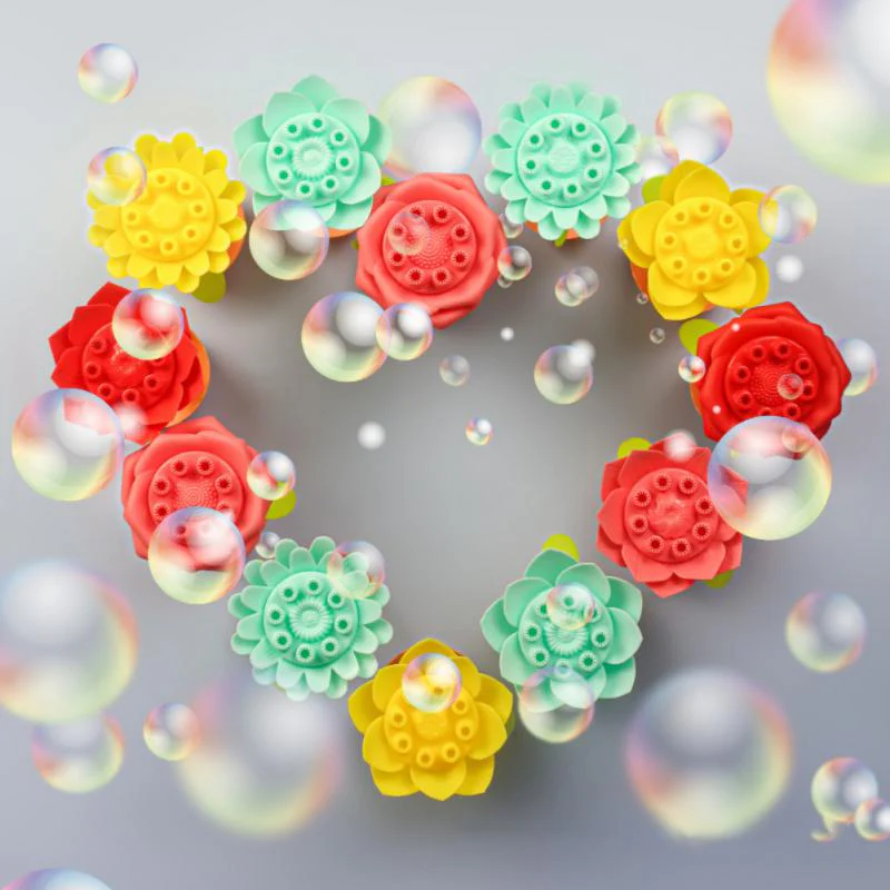 Flower Bubble Maker Toy - Image 6