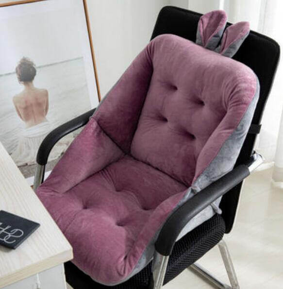 Fluffy Cute Chair Back Cushion - Image 4