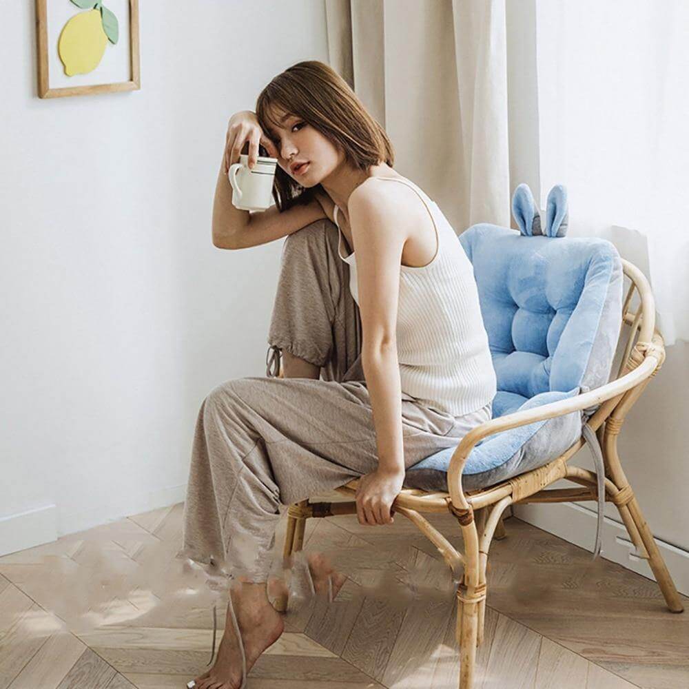 Fluffy Cute Chair Back Cushion - Image 9