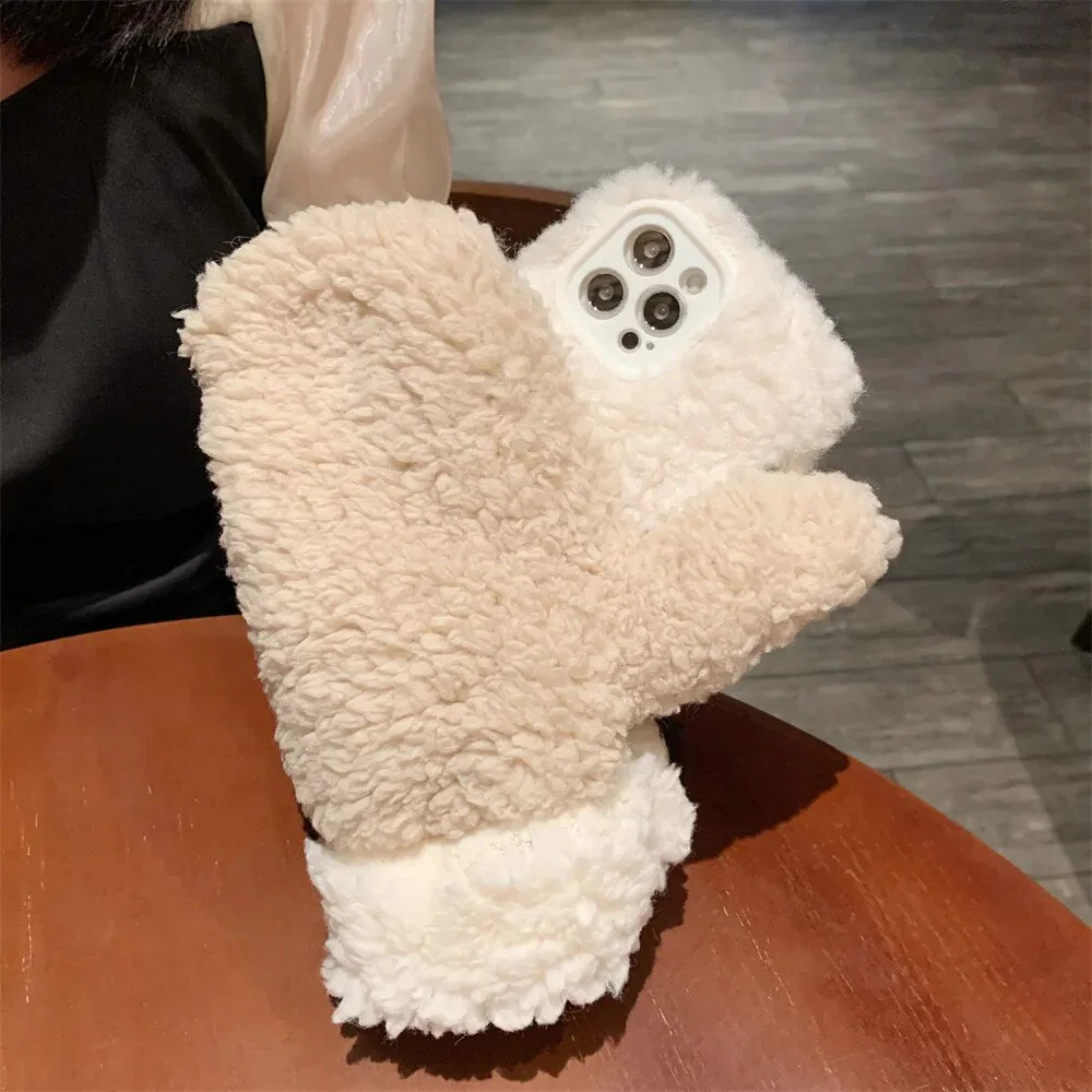 Fluffy Fur iPhone Case Glove - Image 5