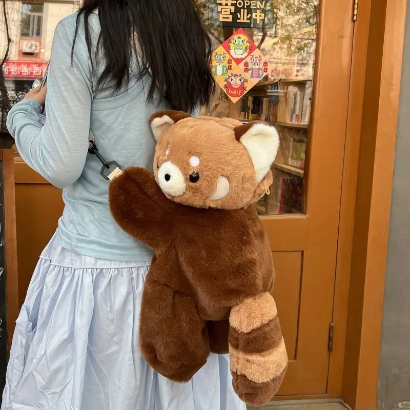 Fluffy Teddy Bear Shoulder Bag - Image 5