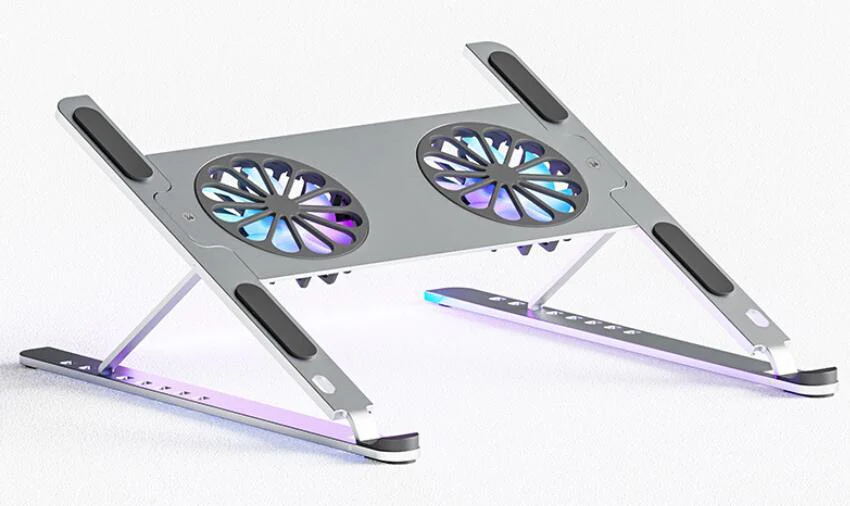 Foldable Aluminum Laptop Cooling Holder - Image 7