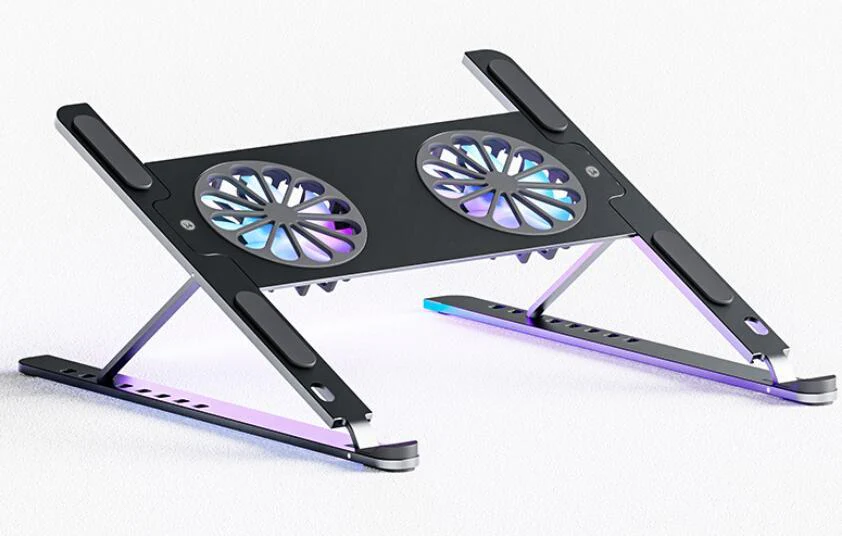 Foldable Aluminum Laptop Cooling Holder - Image 8