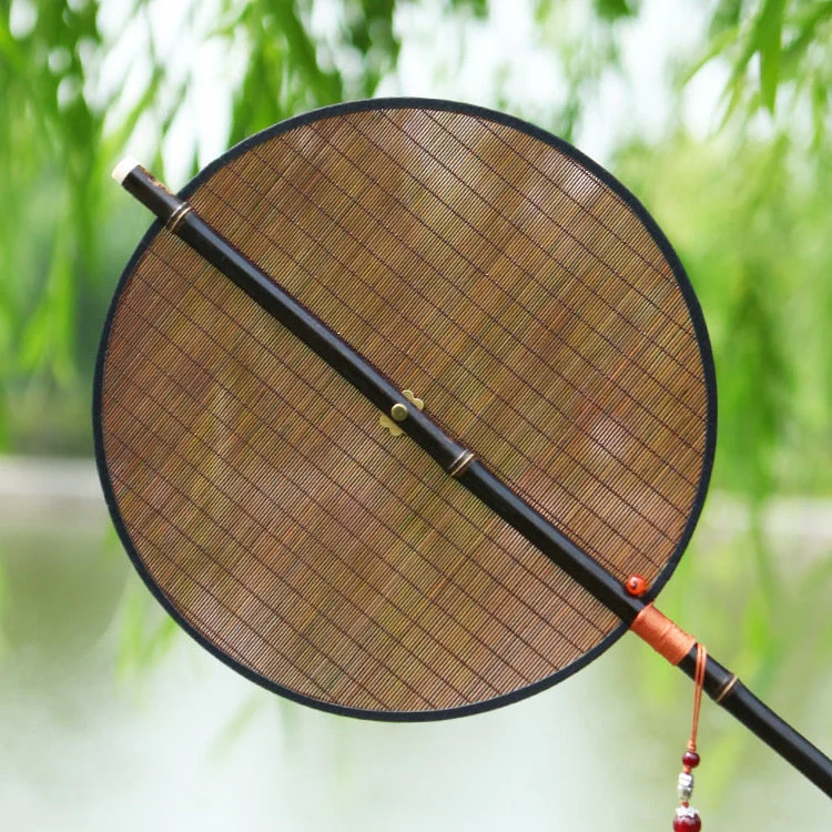 Foldable Bamboo Silk Hand Fan - Image 17