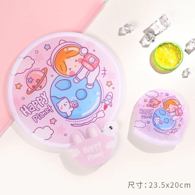 Foldable Creative Hand Cloth Fan - Image 10