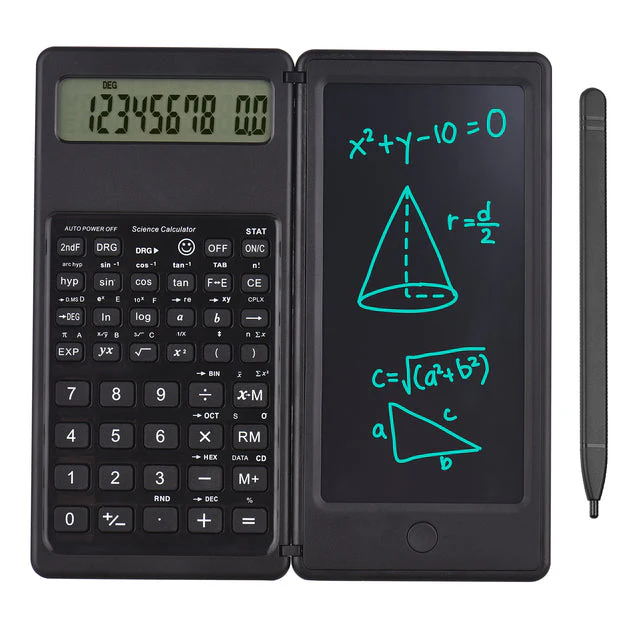 Foldable Digital Drawing Pad Calculator with Stylus - Image 2