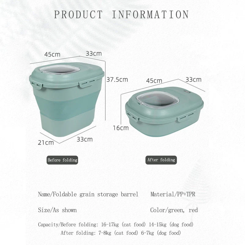 Foldable Food Storage Moisture Proof Container - Image 8