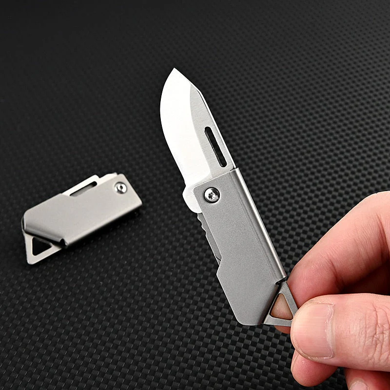 Foldable Master Stainless Steel Survival Mini Knife - Image 5