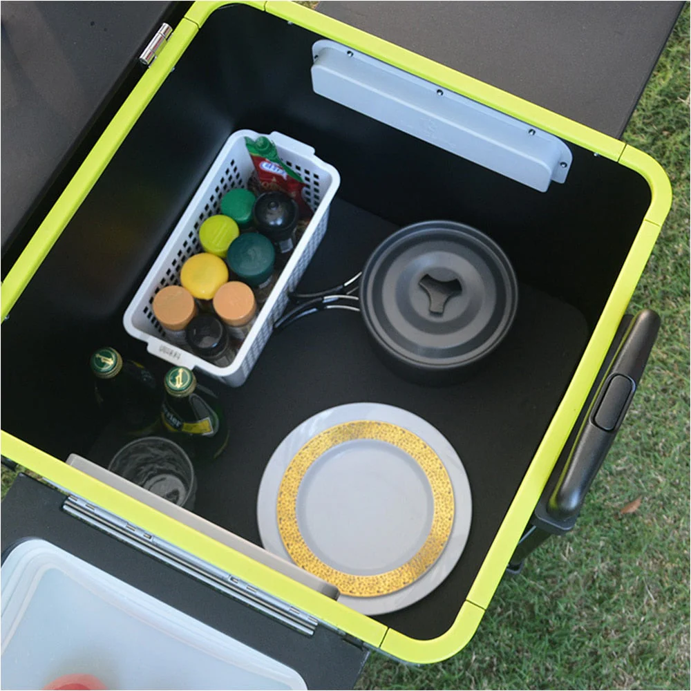 Foldable Mobile Cook Station Outdoor Chef Table - Image 6